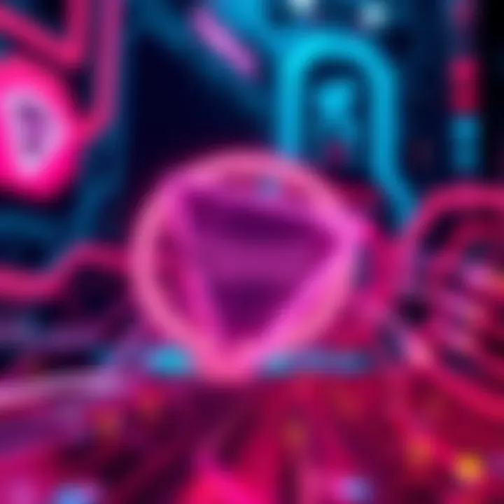 Visual representation of TRON's technological features