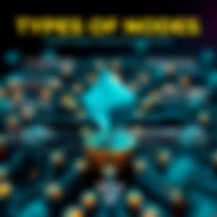 Infographic detailing different types of nodes and their functionalities