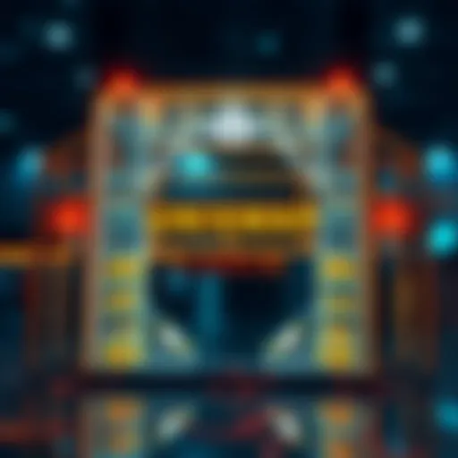 Visual representation of Uniswap's decentralized exchange structure