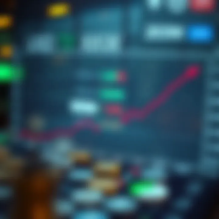 Graph illustrating USD to KRW exchange rate trends over time