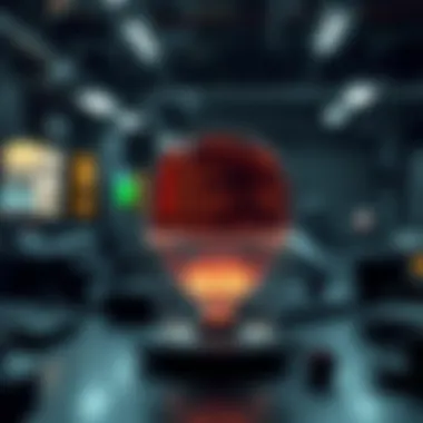 Conceptual illustration of vaporware showcasing elusive software products