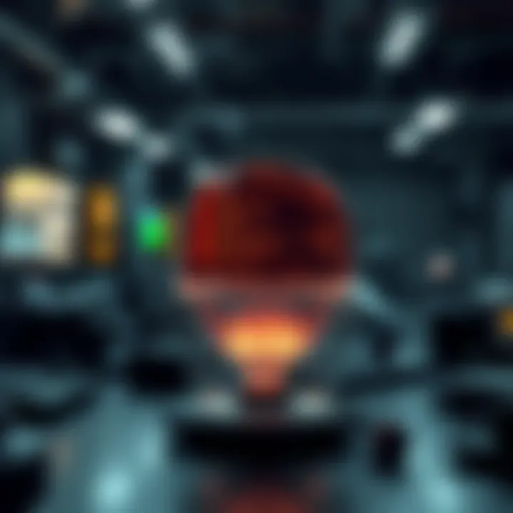 Conceptual illustration of vaporware showcasing elusive software products