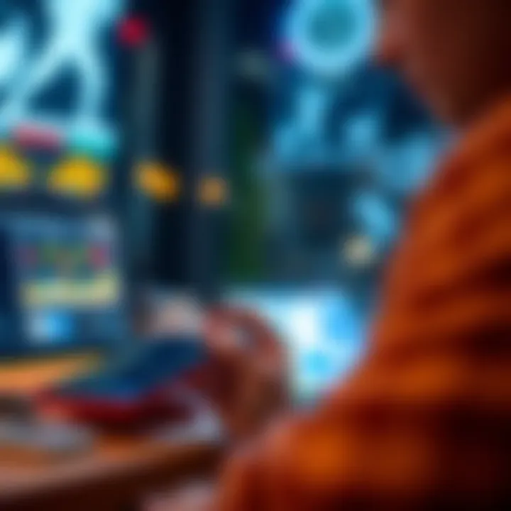 Cryptocurrency Content Interaction Visual representation of cryptocurrency content interaction