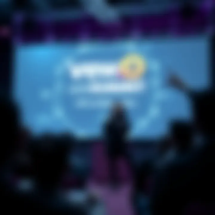 Groundbreaking Ideas at Web Summit Keynote speaker presenting groundbreaking ideas